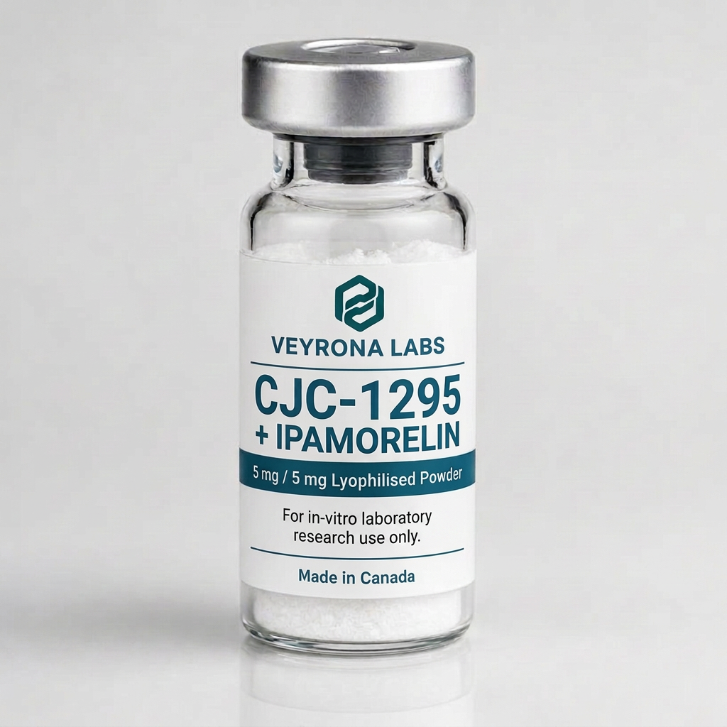 CJC-1295 No DAC + Ipamorelin research vial