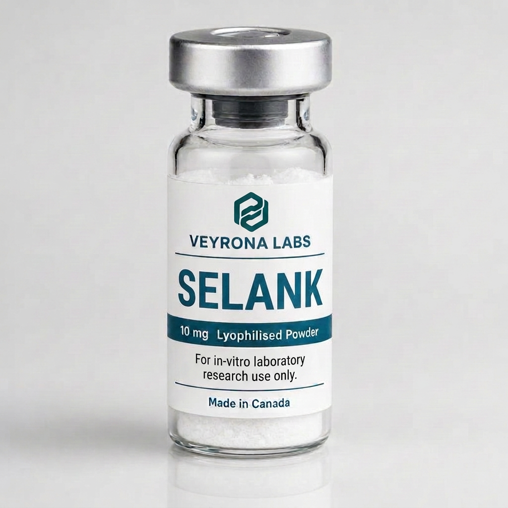 Selank research vial